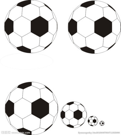 足球线描画