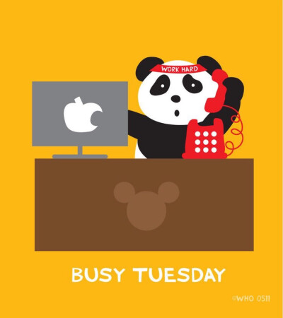 忙碌的星期二 busy tuesday