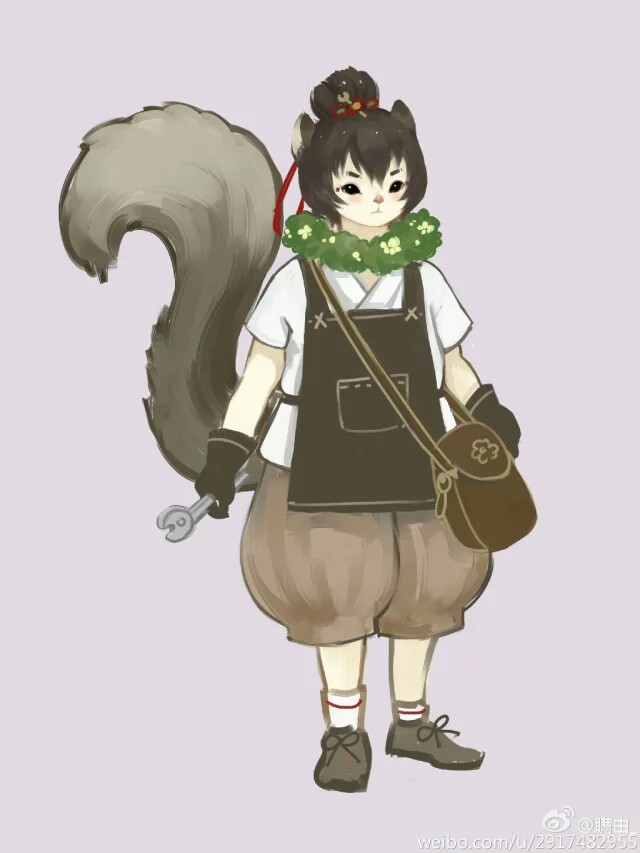 松鼠拟人