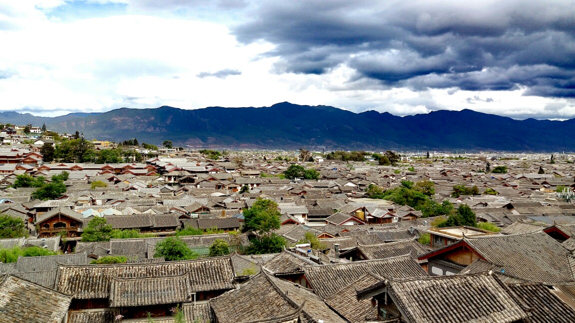 丽江古城全景