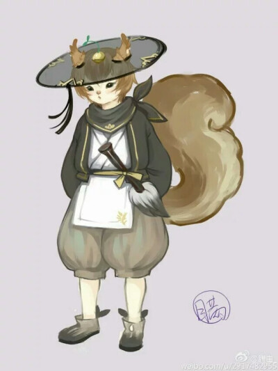 松鼠拟人