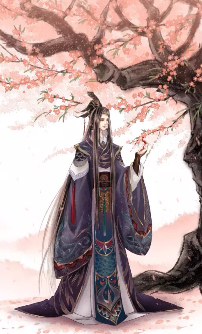 有匪君子 妖孽 美男 汉服 手绘 中国风 翩翩君子 水粉 古风 复古