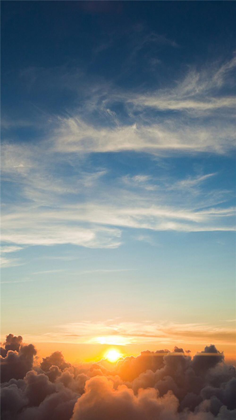 天空中看夕阳 风景壁纸 堆糖,美图壁纸兴趣社区