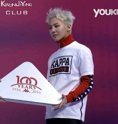 160426【gd】#权志龙##kappa百年巨星代言人权志龙# 高清补图cr:logo