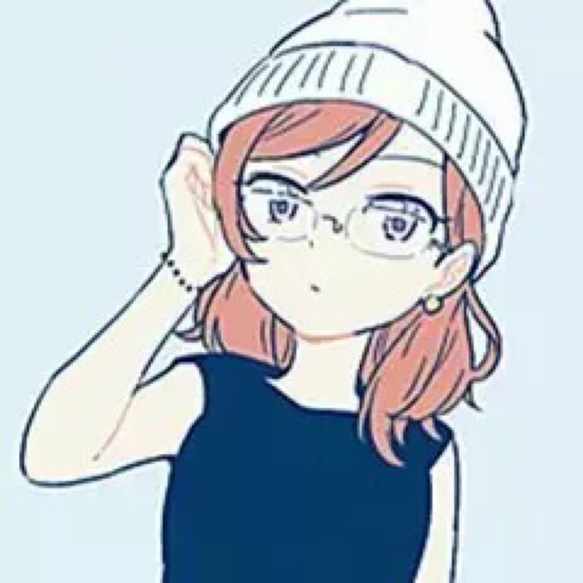 【虎斑*自截】二次元 头像 情头 半身头像 男头 女头 闺蜜头 表情包