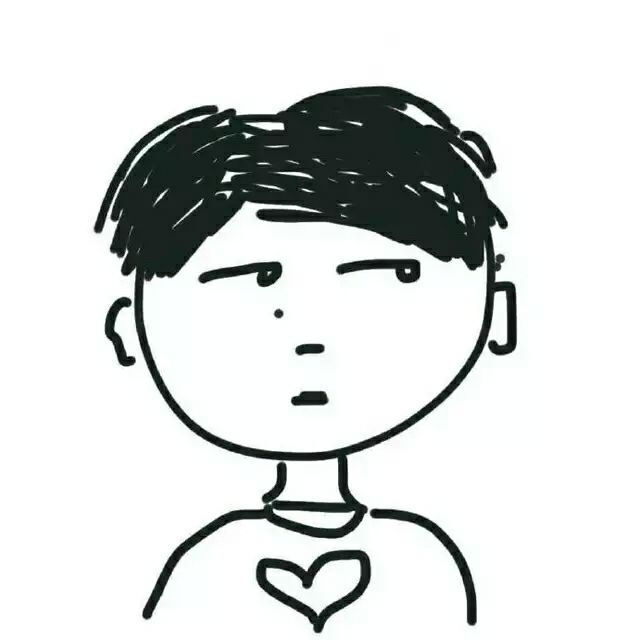 情侣头像,逗比男生.