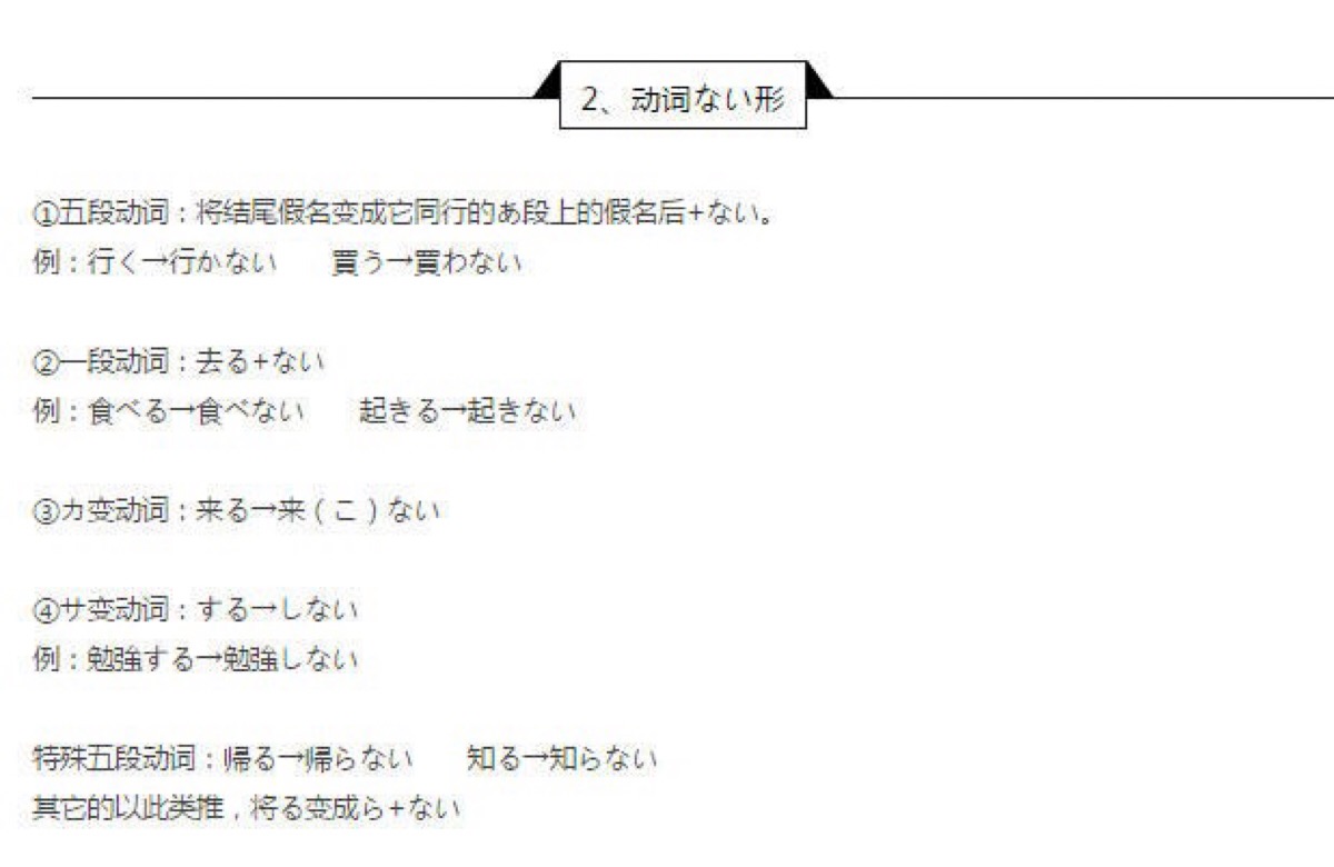 日语动词九种变形方法大全 堆糖 美图壁纸兴趣社区