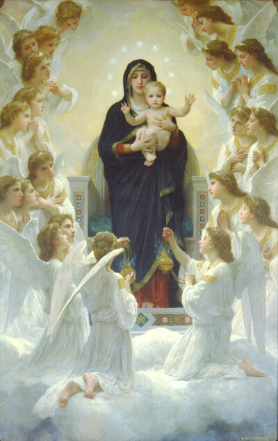 the virgin with angels(圣母与天使)