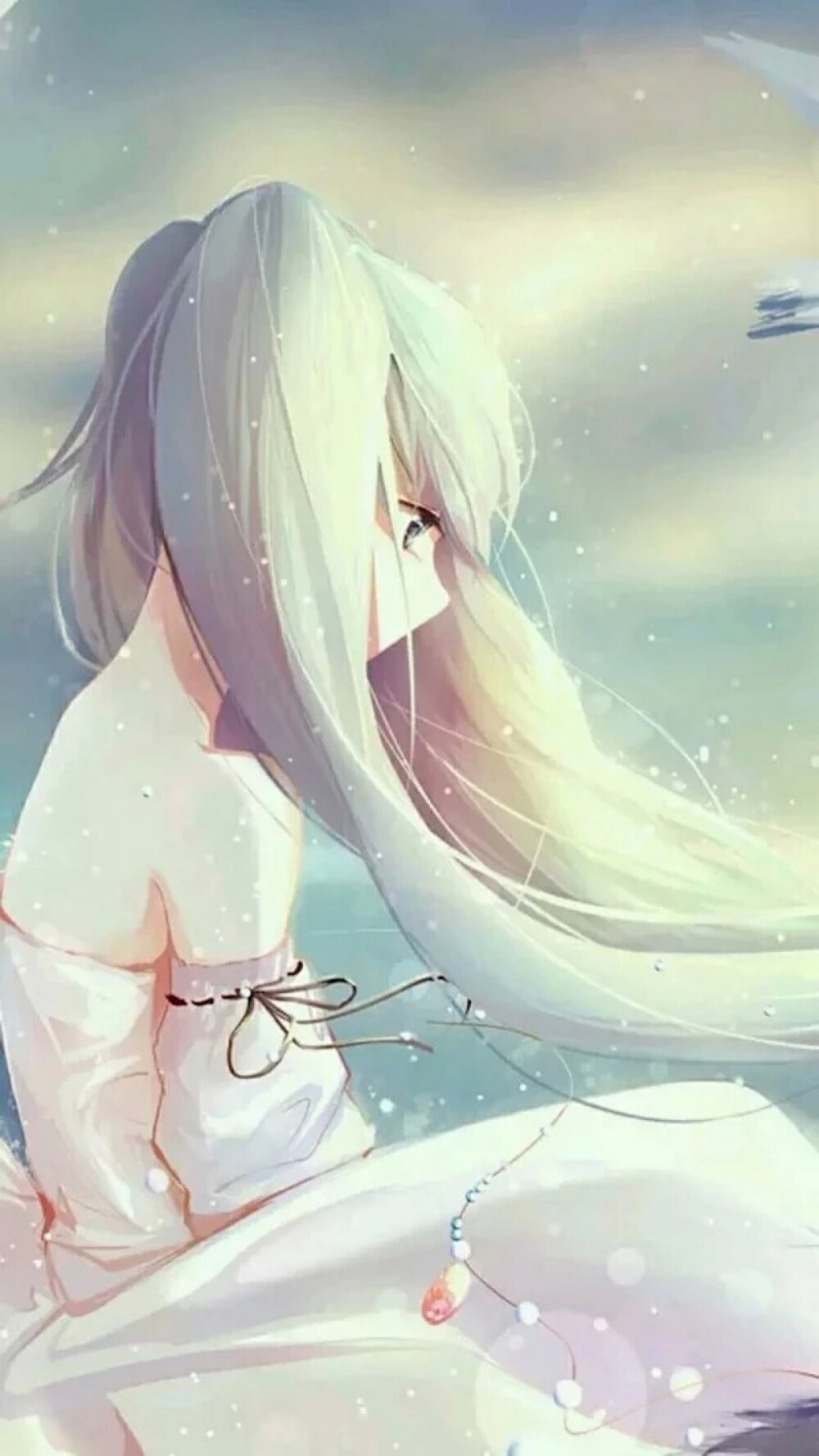 初音 落泪 小丑面具 v家 二次元少女 【呐,你是要笑颜面具还是哭泣的