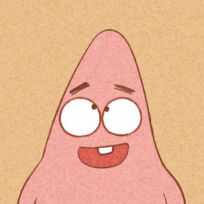 patrick star 粉红大胖 粉红色的失败者