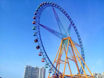 "海西之眼(又称石狮世茂摩天轮,位于福建泉州)