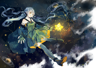 星尘v家 vocaloid 虚拟歌姬 茶理理 p站 pixiv