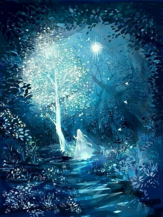 【唯美 插画 手绘 意境 二次元 小清新 治愈 壁纸 背景 涂鸦 水彩】