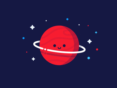 planet / 星球 / icon / 小图案/ 趣味 /设计/dribbble