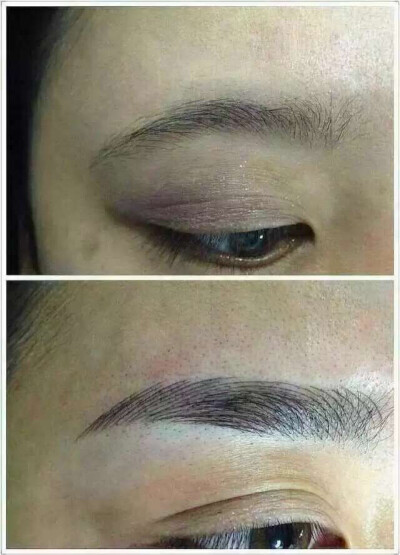 线条眉