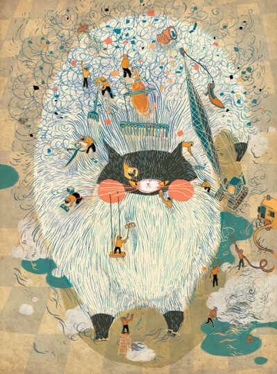 victo ngai (倪传婧)中国香港插画师,毕业于罗德岛设计学院,现居美国