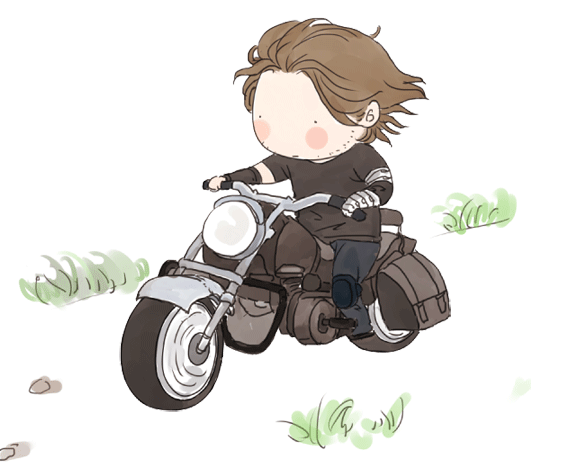 骑个小摩托