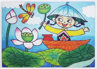 马克笔儿童画范画