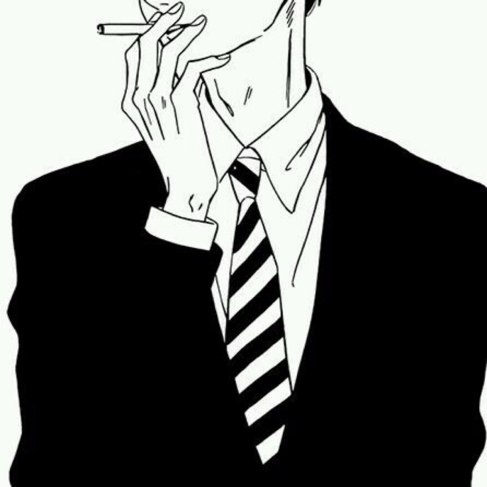 黑白头像
