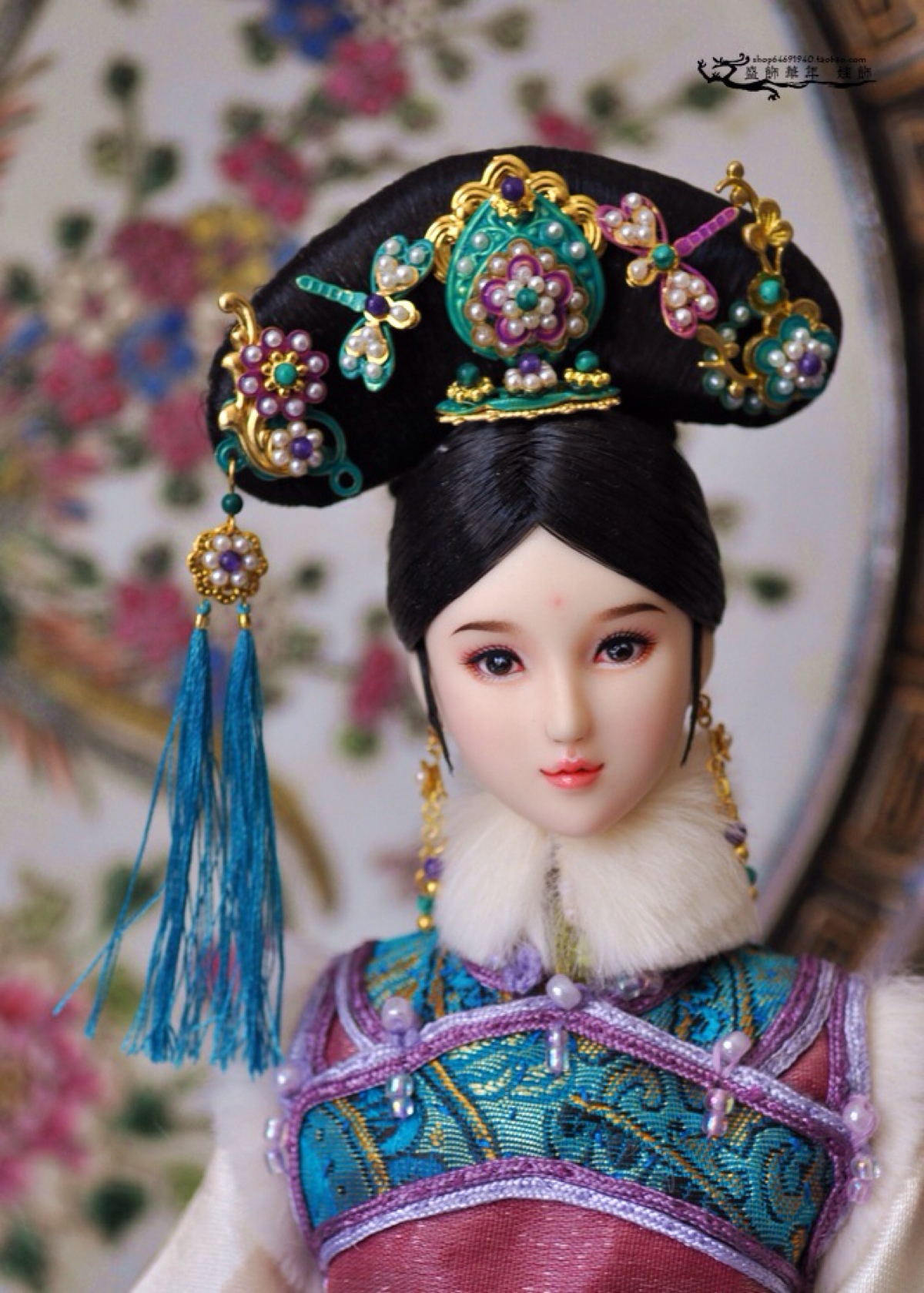 60厘米芭比娃娃古代古装超长70厘米外套古装配件儿童玩具过家家-淘宝网