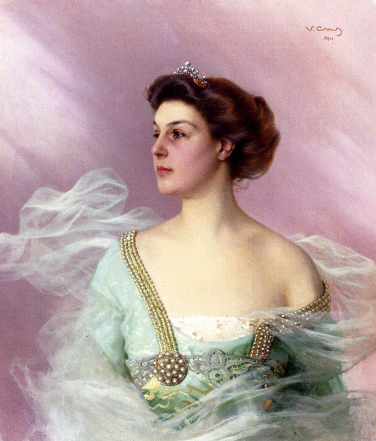 vittorio matteo corcos1870年就读于佛罗伦萨恩里科美术学院.