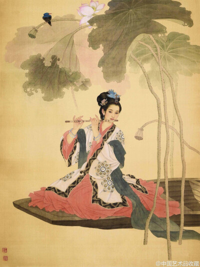 王美芳,是一对擅长工笔人物画的丹青妙手,尤其是他们笔下的古代仕女