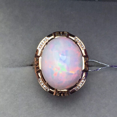 18k金欧泊戒指欧泊opal"集宝石之美于一身"