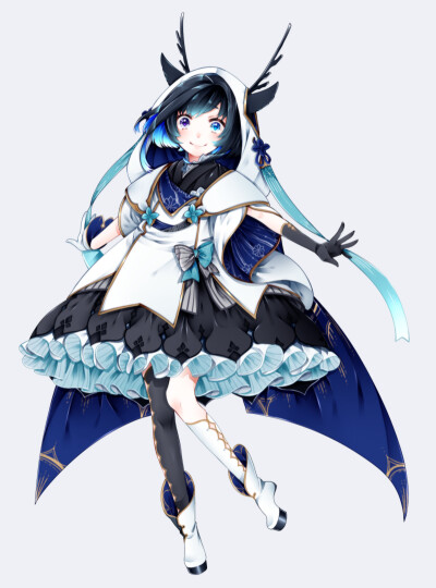 少女 少年 动漫 二次元 插画 壁纸 立绘 p站 人设 服装设计 绘画素材