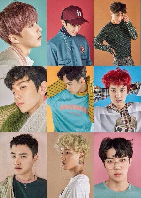 exo#正规三辑#ex'act#monster#luckyoe!