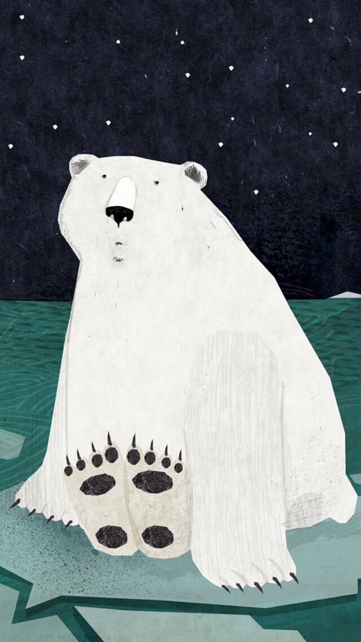 北极熊蓝色的梦|插画|创作习作|兔道格斯 - 原创作品 - 站酷 (ZCOOL)