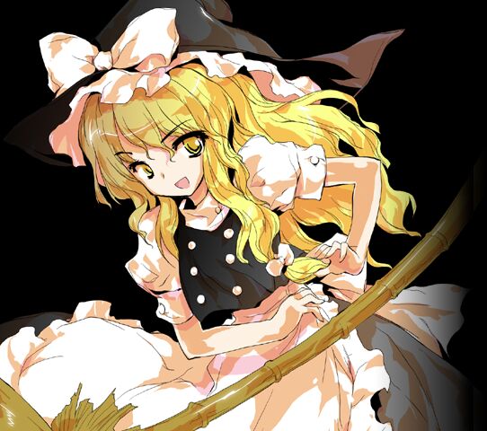 雾雨魔理沙(きりさめ まりさ,kirisame marisa)是系列作品《东方