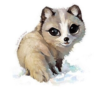 水粉动物,北极狐