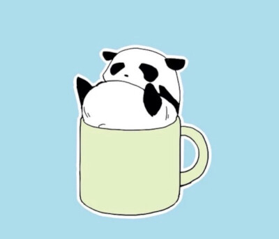 熊猫 国宝 萌物 可爱 卡通 清新 头像