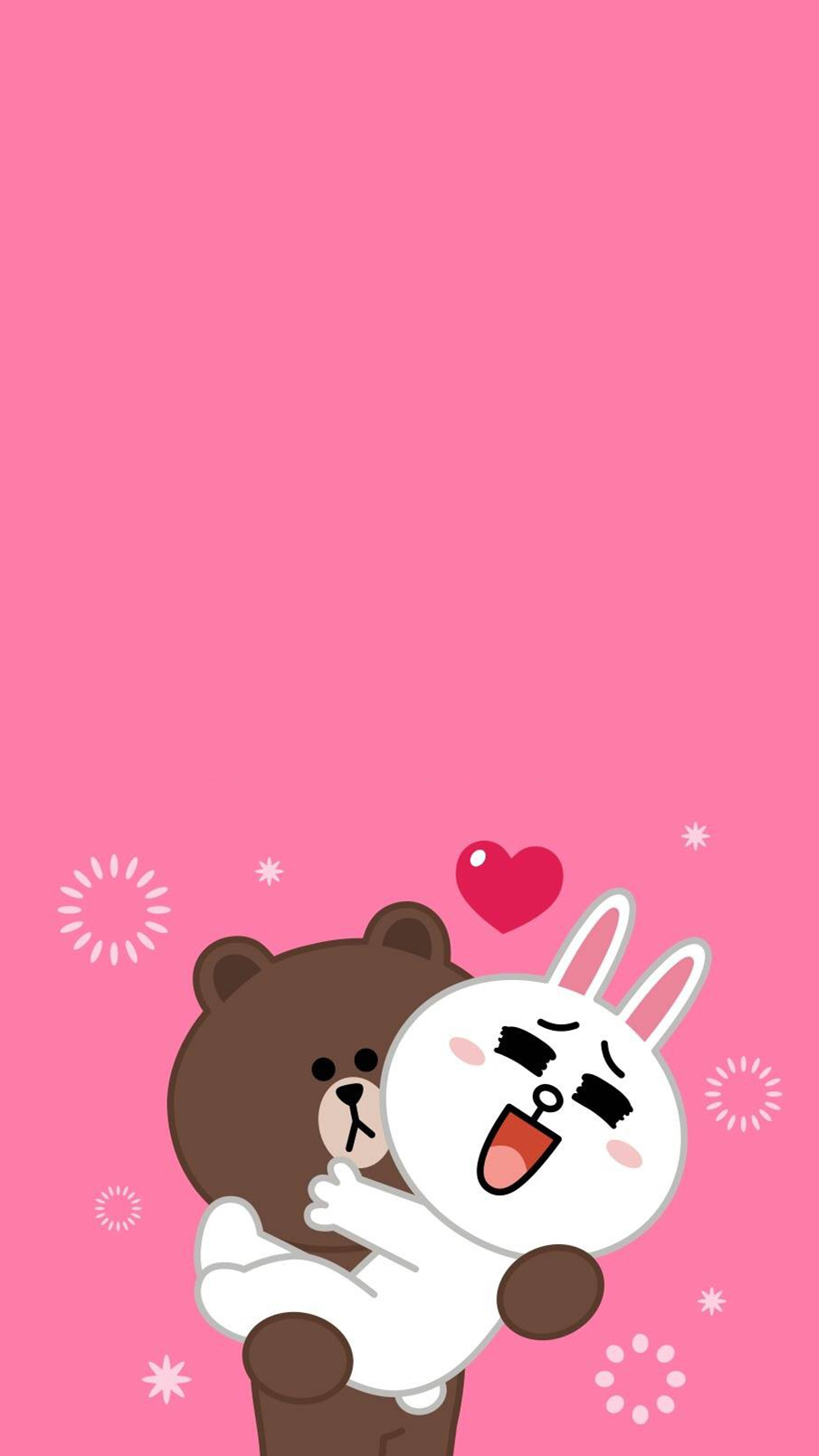 iphone 壁纸 line cony brown 可妮 布朗