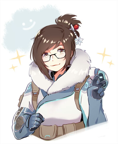 【overwatch守望先锋〗 图源自twitter@sockgyu 小美