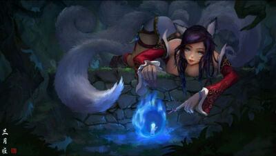 英雄联盟 lol 阿狸 萌图 可爱 九尾妖狐 游戏 ahri