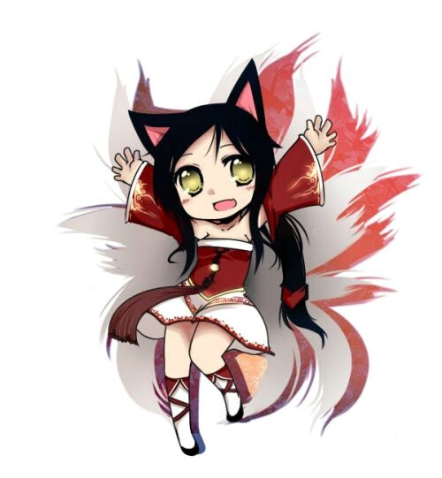 英雄联盟lol 阿狸萌图可爱九尾妖狐游戏ahri 堆糖 美图壁纸兴趣社区