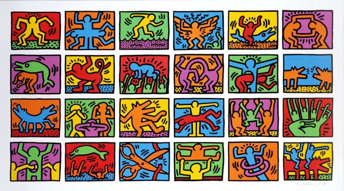 涂鸦艺术大师凯斯·哈林 (keith haring)