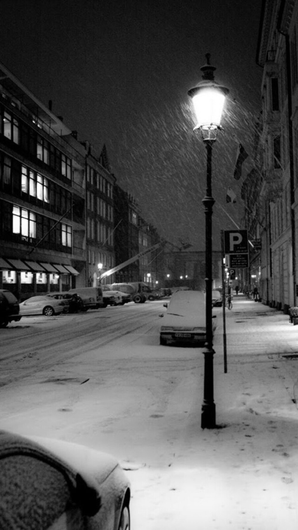 街景 风景饮雪歌