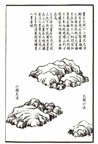 芥子园石头素材