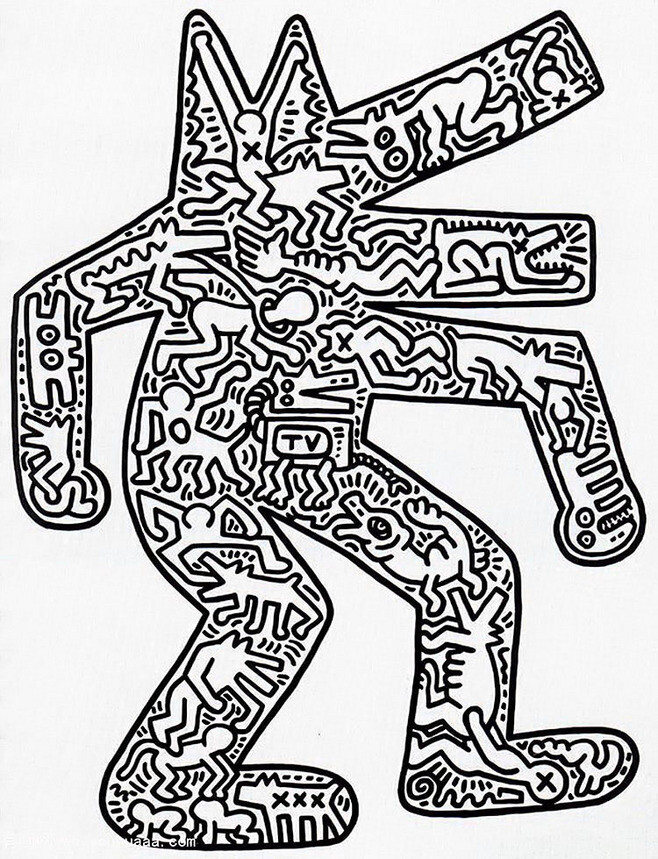 涂鸦艺术大师凯斯哈林keithharing