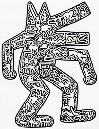 涂鸦艺术大师凯斯·哈林(keith haring)