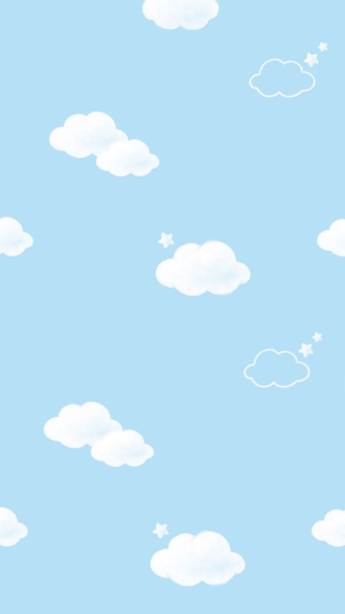 可爱蓝天白云天空 壁纸 背景图