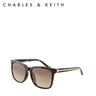 charles&keith 太阳镜 ck351170198 金属片时尚墨镜