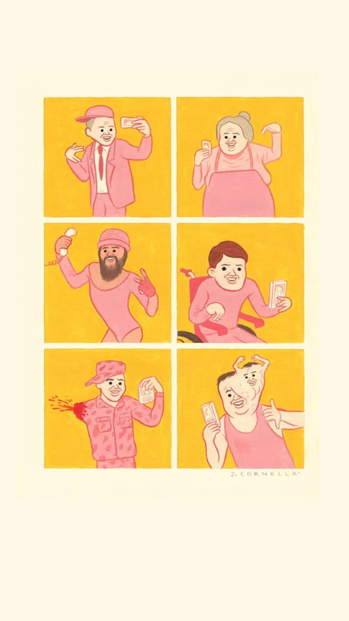 壁纸 平铺 锁屏 漫画家 joan cornellà 作品