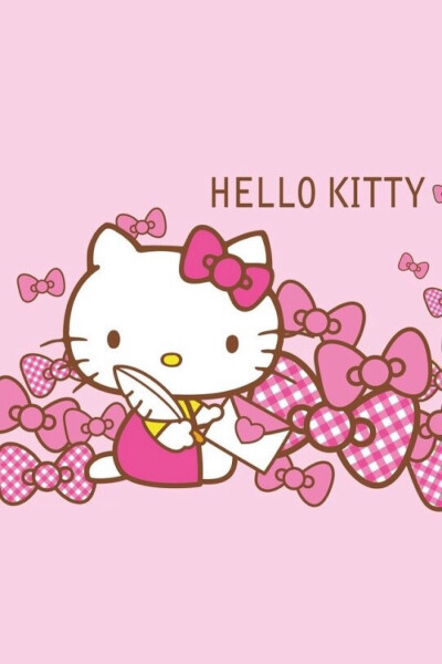 hello kitty "#卡通动漫&手机壁纸""