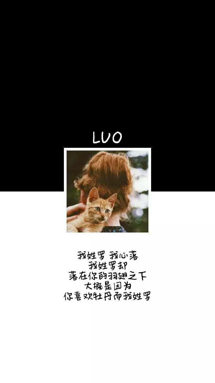 我姓罗 