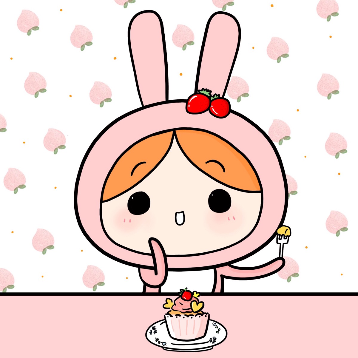 兔兔叽的甜品店|插画|儿童插画|CACTIQIAN - 原创作品 - 站酷 (ZCOOL)