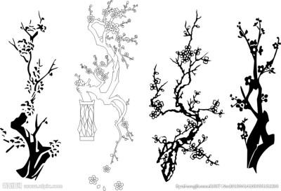 中国风素材梅花