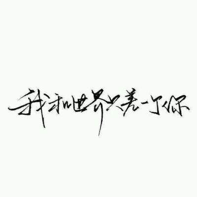 手写黑字白底
